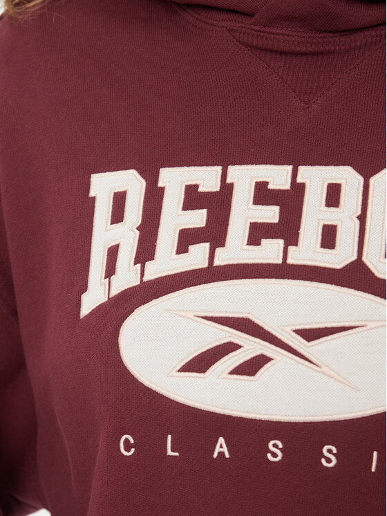 Reebok Reebok Bluza Classics Big Logo HZ8101 Czerwony Relaxed Fit