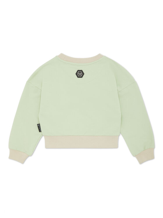 PHILIPP PLEIN PHILIPP PLEIN Bluza 28137 Zielony Regular Fit