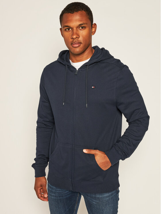 Tommy Hilfiger Mikina Hoodie UM0UM01611 Tmavomodra Regular Fit Modivo.cz