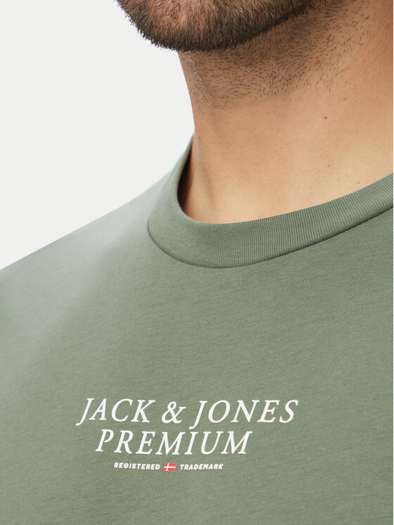 Jack & Jones Jack & Jones Tričko Bluarchie 12217167 Sivá Regular Fit