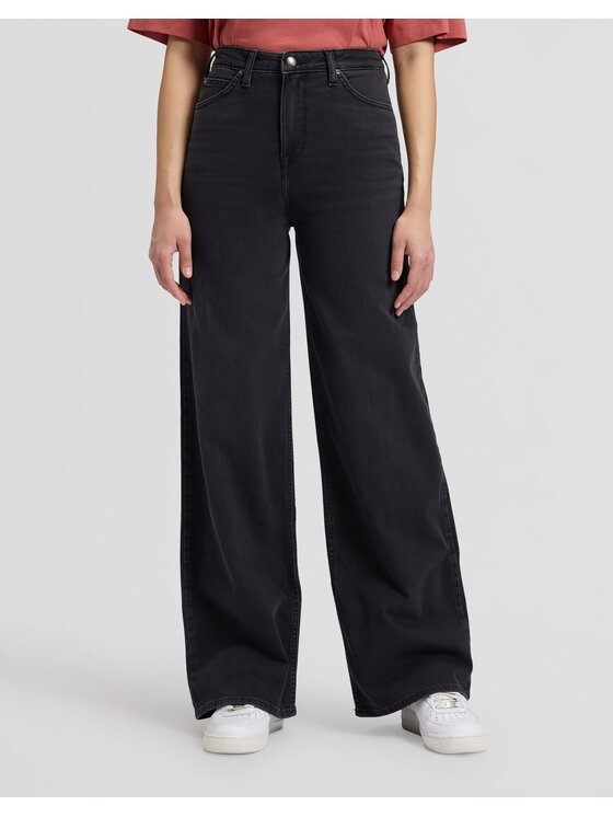 Lee Lee Jeansy STELLA Szary Wide Leg