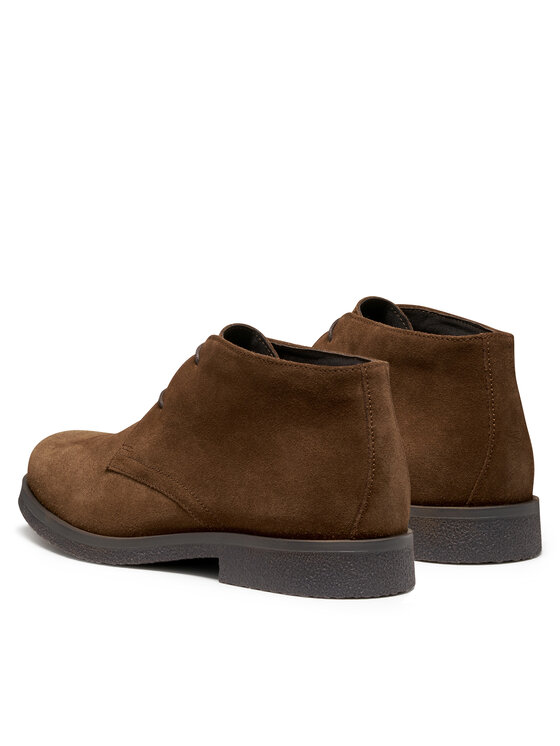 Geox Geox Šnurovacia obuv Uomo Claudio U0458A 00022 C6001 Hnedá