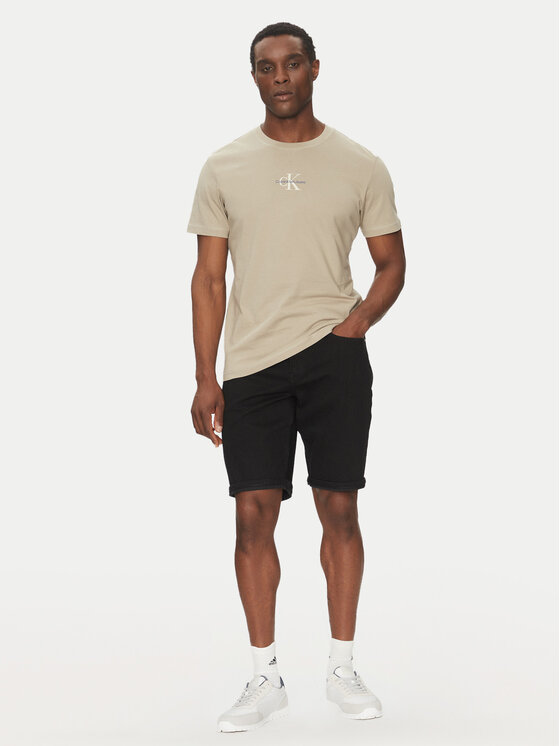 Calvin Klein Jeans Calvin Klein Jeans Szorty jeansowe J30J327195 Czarny Regular Fit
