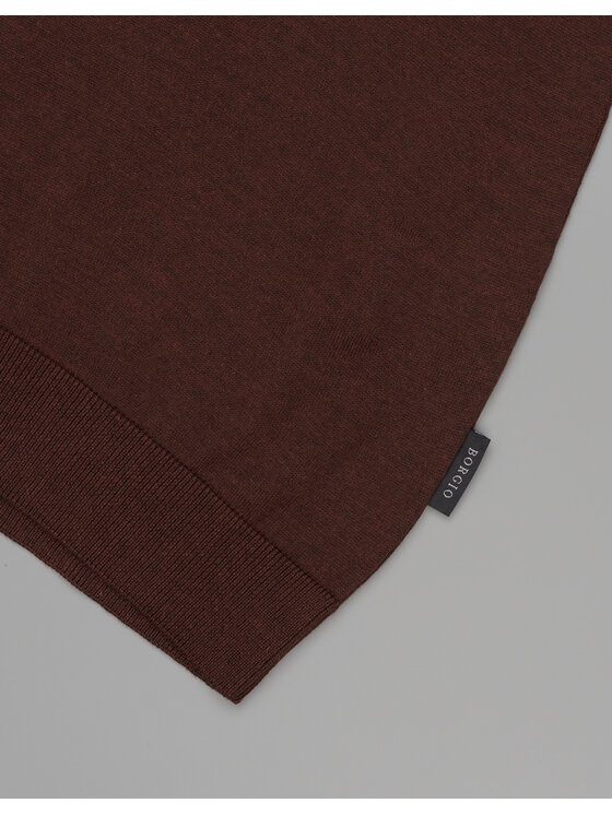 Borgio Borgio T-Shirt dorzano Miedziany Classic Fit