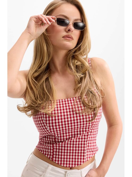 Guess Guess Top 182706 Červená Classic Fit