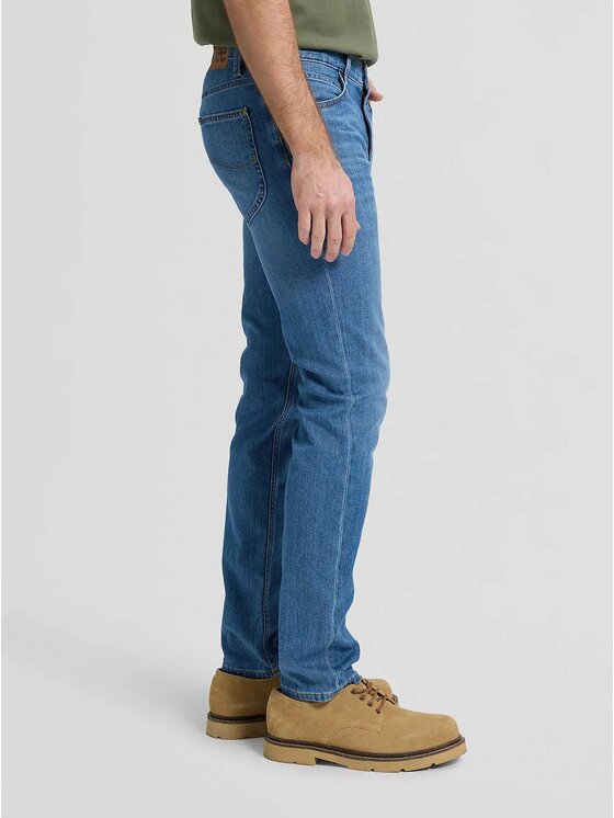 Lee Lee Jeansy 112376414 Niebieski Slim Fit