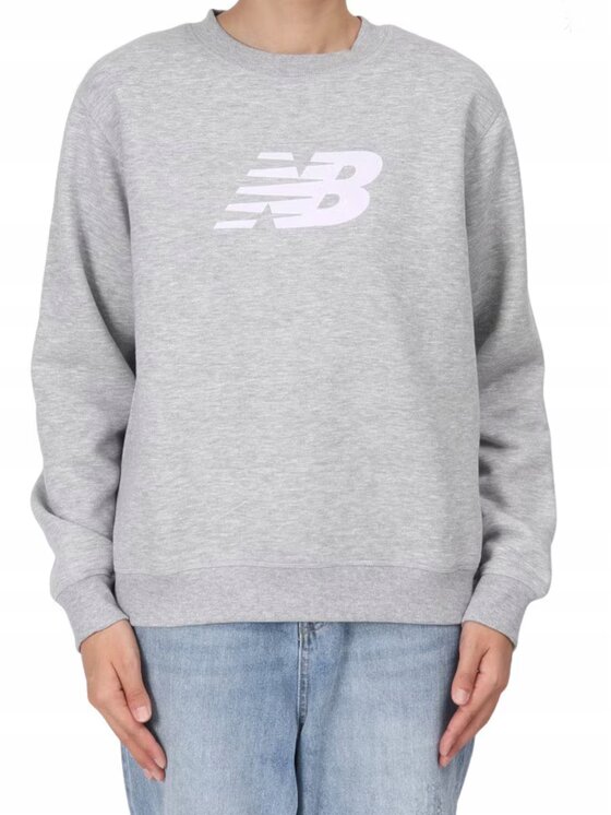 New Balance New Balance Bluza WT43526AG Szary Standard Fit