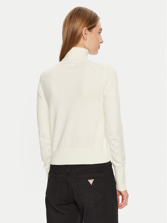 Guess Jeans Guess Jeans Поло W4BR15 Z3HO2 Екрю Regular Fit
