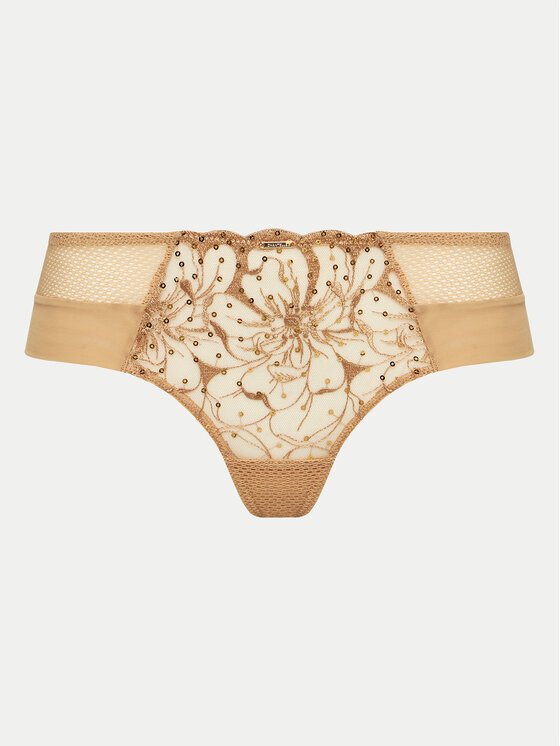 Chantelle Chantelle Brazilian Damenslip Fleurs Signature C12Q40 Beige