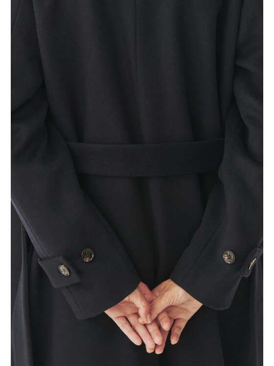 TATUUM Tatuum Płaszcz zimowy SIDE Granatowy Classic Fit