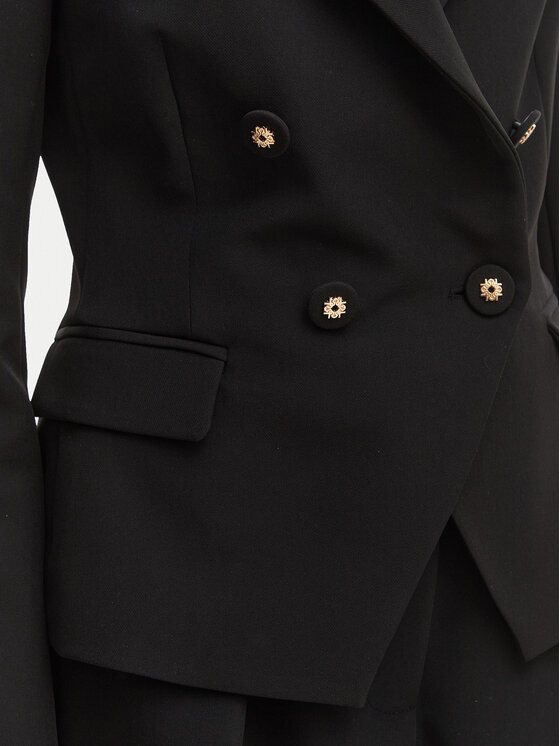 Rinascimento Rinascimento Sacou CFC0127894003 Negru Slim Fit