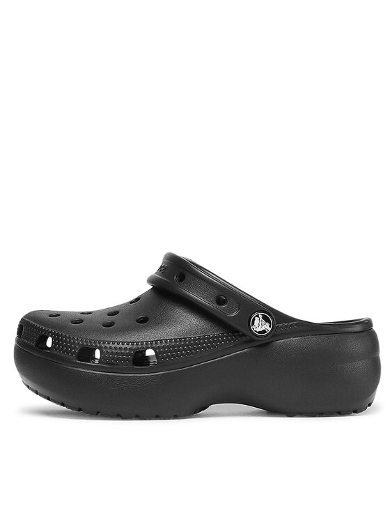 Crocs Crocs Papucs Classic Platform Clog 206750 Fekete