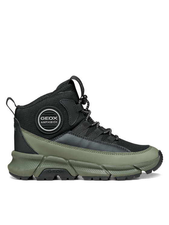 Geox Geox Kotníková obuv J Flexyper Plus Boy B Abx J66LCF 0FUCE C0033 S Tmavě zelená
