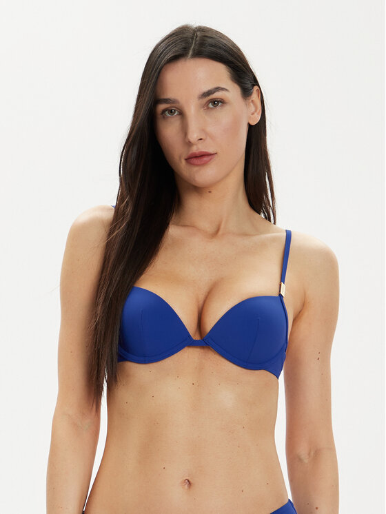 Calvin Klein Swimwear Bikini augšdaļa KW0KW02383 Tumši zils