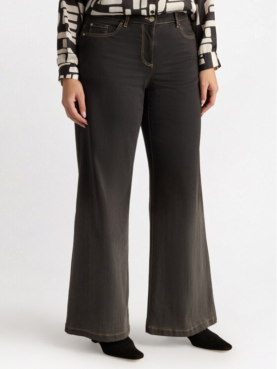 Fiorella Rubino Fiorella Rubino Jeans P550T104750N033 Nero Flare Fit