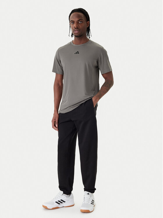 adidas adidas Funkčné tričko D4T PrimeLift 3 Stripes KE9936 Sivá Regular Fit
