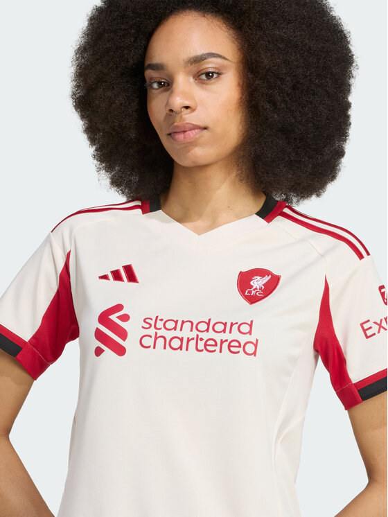 adidas adidas Koszulka techniczna Liverpool FC 25/26 Away Jersey Biały Regular Fit