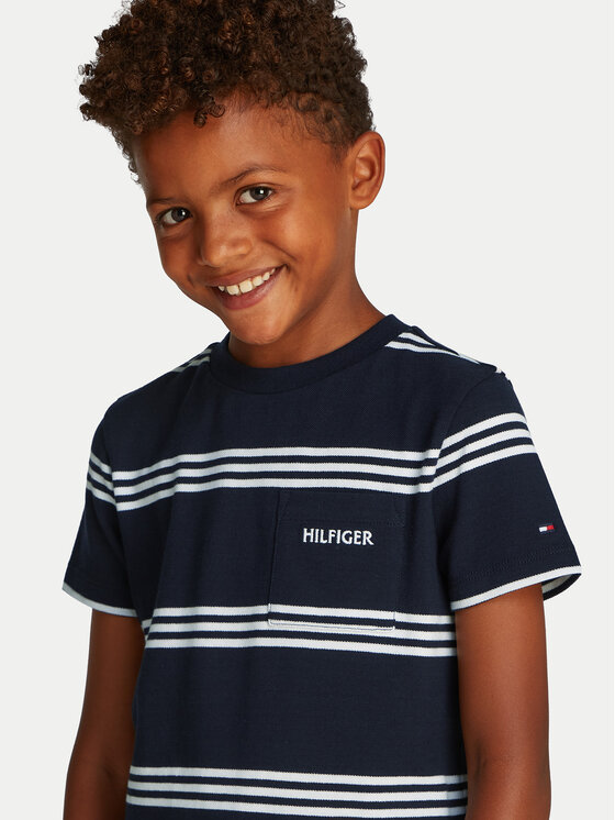 Tommy Hilfiger Tommy Hilfiger Tricou KB0KB09534 Bleumarin Regular Fit