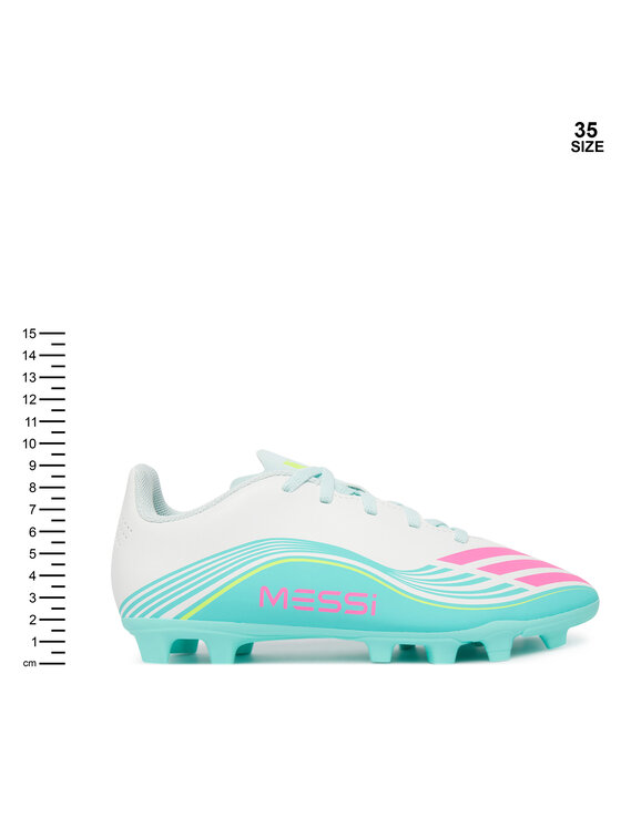adidas adidas Scarpe da calcio F50 Messi Club Firm Ground / Multi Ground JQ0950 Bianco