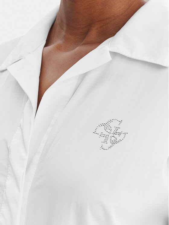 Guess Guess Glaustinukė W6RH61 WJ782 Balta Regular Fit