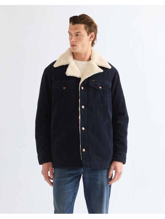 Wrangler Wrangler Kurtka przejściowa WRANGE COAT Niebieski Regular Fit