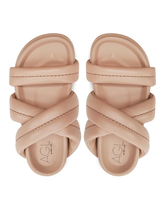 AGL AGL Παντόφλες Jane D685001PGSOFTY0551 Μπεζ