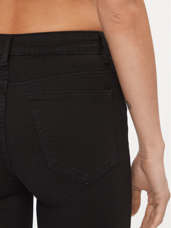 Vila Vila Traperice 14085688 Crna Bootcut Fit