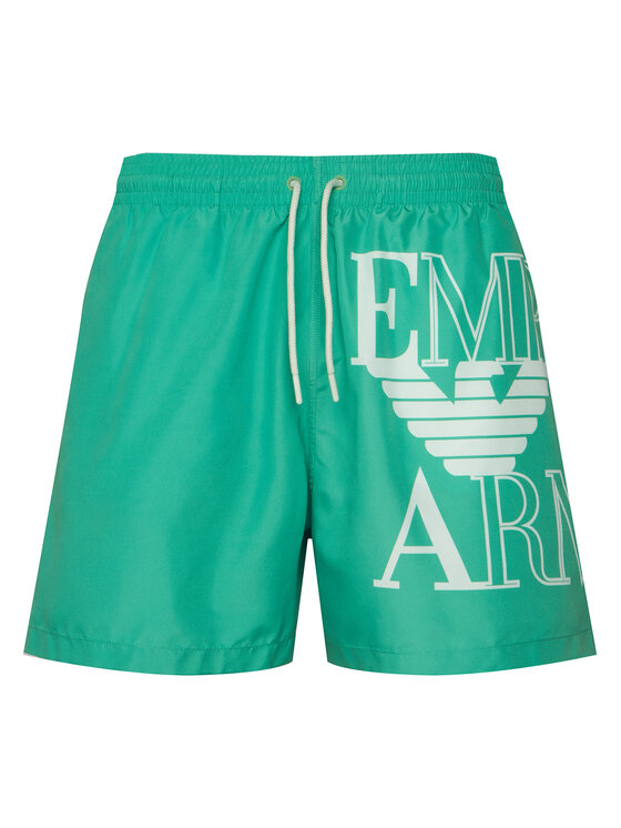 Emporio Armani Emporio Armani Plavecké šortky EM000583 AF20434 U7308 Zelená Regular Fit