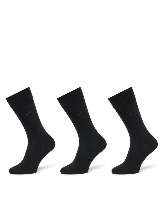 Calvin Klein Calvin Klein 3er-Set hohe Herrensocken 701234208 Schwarz