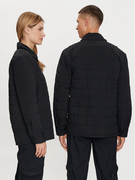 Rains Rains Košile Giron Liner Overshirt T1 19420 Černá Regular Fit