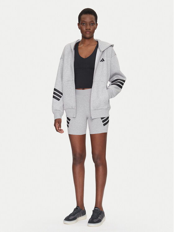 adidas adidas Biciklističke hlače Future Icons 3-Stripes JE0165 Siva Slim Fit