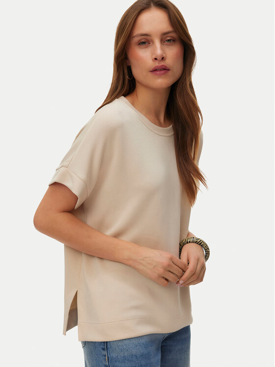 Vero Moda Vero Moda Majica Hali 10339414 Bež Regular Fit