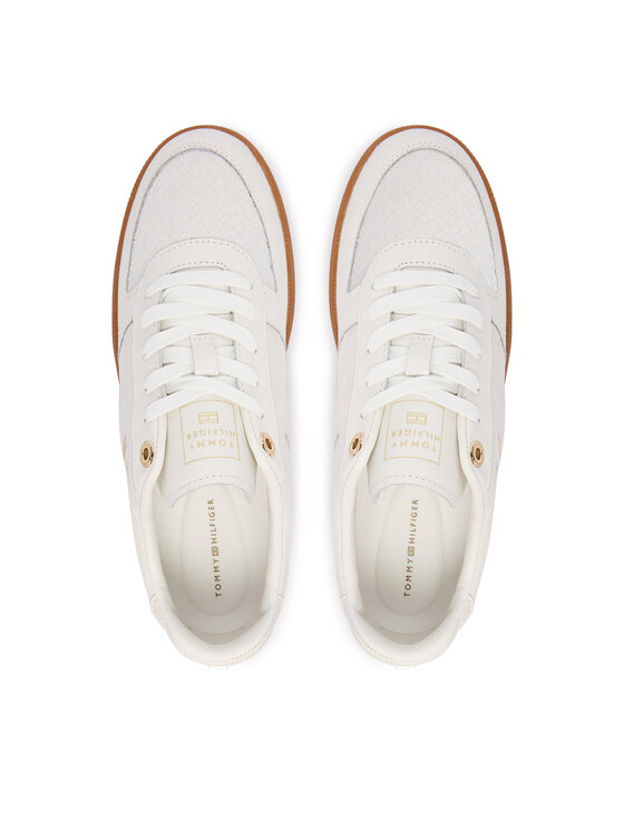 Tommy Hilfiger Tommy Hilfiger Αθλητικά Th Tribeca Sneaker Monogram FW0FW09691 Λευκό
