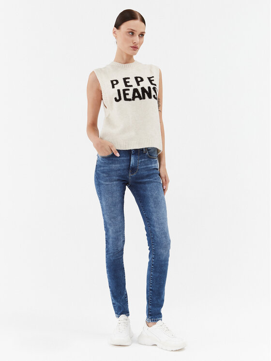 Pepe Jeans Pepe Jeans Jeansy Regent PL204171 Niebieski Skinny Fit