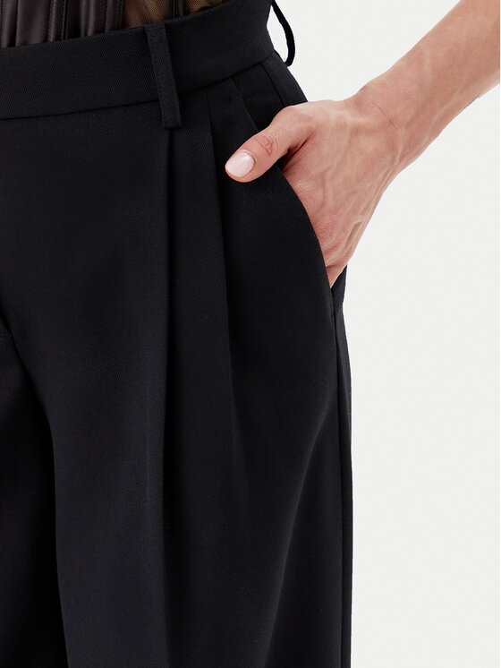 PINKO Pinko Παντελόνι υφασμάτινο Peru' 103701 A1XX Μαύρο Regular Fit