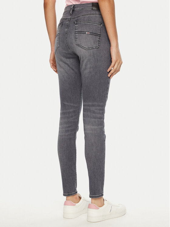 Tommy Jeans Tommy Jeans Jeansy Sylvia DW0DW19590 Šedá Skinny Fit