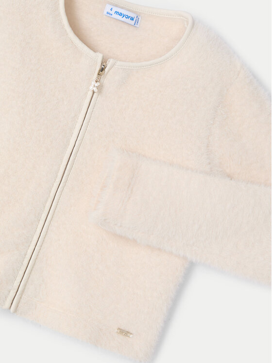 Mayoral Mayoral Strickjacke 4363 Écru Regular Fit