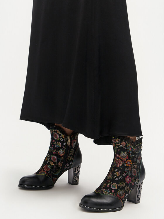 Laura Vita Laura Vita Botki Ledao 14 Czarny