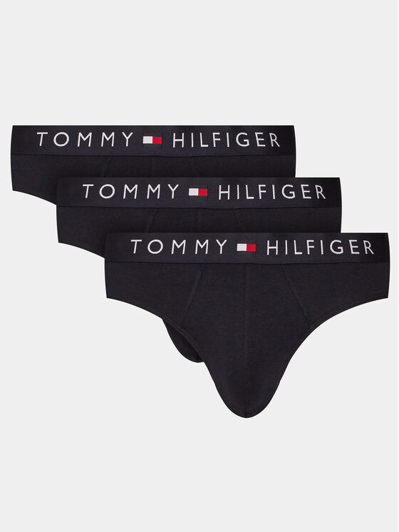 Tommy Hilfiger Set 3 perechi de slipuri UM0UM03182 Bleumarin
