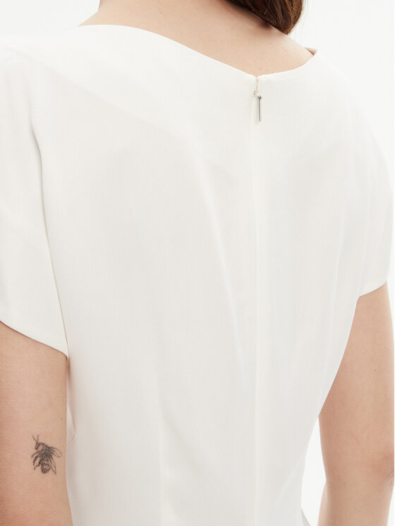 BOSS BOSS Blusa Bavati 50541815 Écru Regular Fit