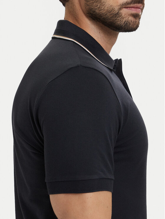 BOSS BOSS Polo särk Pl Goc Birdie Paule 50559365 Tumesinine Slim Fit