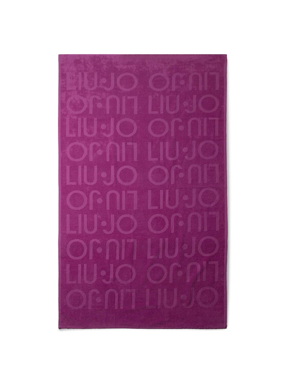 Liu Jo Liu Jo Handtuch Telo Spugna Jacquar VA0217 T0300 Violett