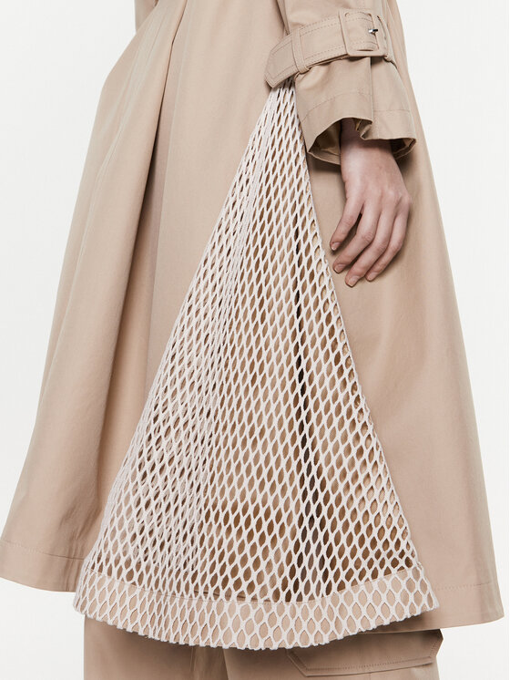 MSGM MSGM Trenčas 3441MDC04Y 237104 Smėlio Regular Fit