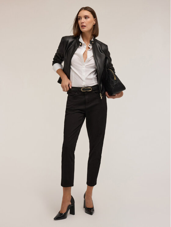 Motivi Motivi Giacca in similpelle R315Q000981N033 Nero Regular Fit