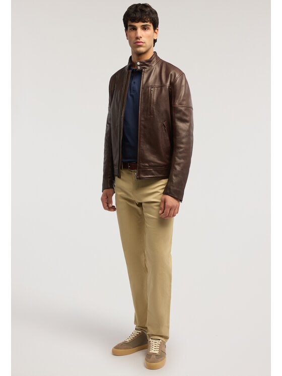 Trussardi Trussardi Spodnie materiałowe P701H304866N012 Kremowy Regular Fit