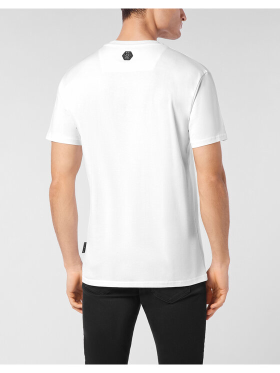 PHILIPP PLEIN PHILIPP PLEIN T-Shirt 24645 Bílá Regular Fit