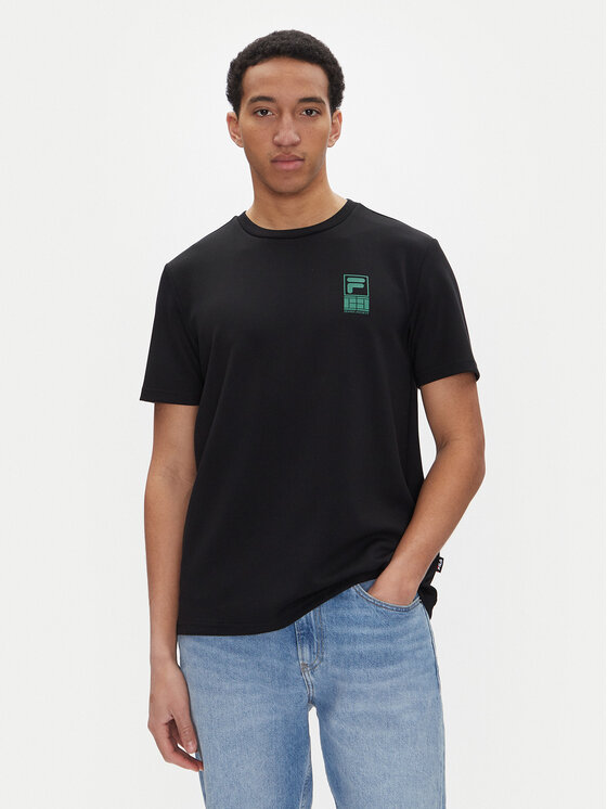 Fila Fila Tricou Lennik FAM0883 Negru Regular Fit
