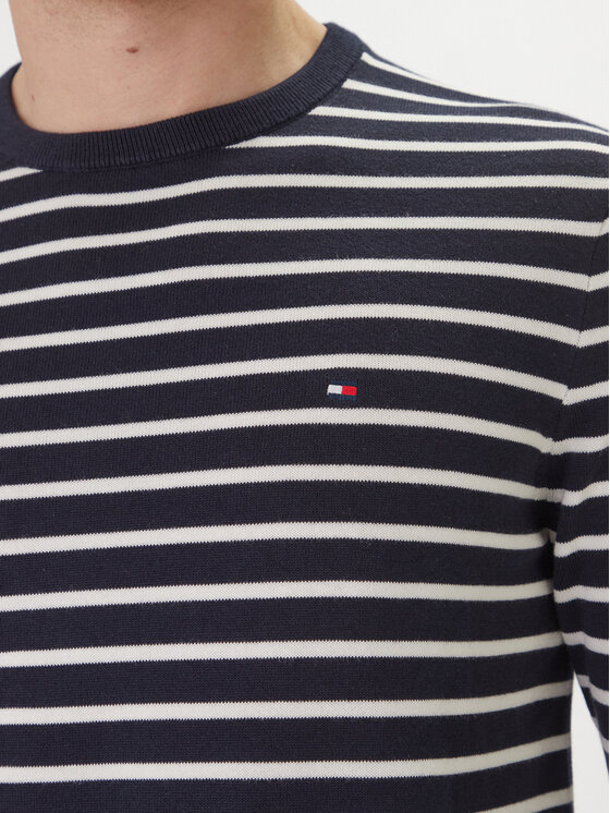 Tommy Hilfiger Tommy Hilfiger Sweter Essential MW0MW39999 Granatowy Regular Fit