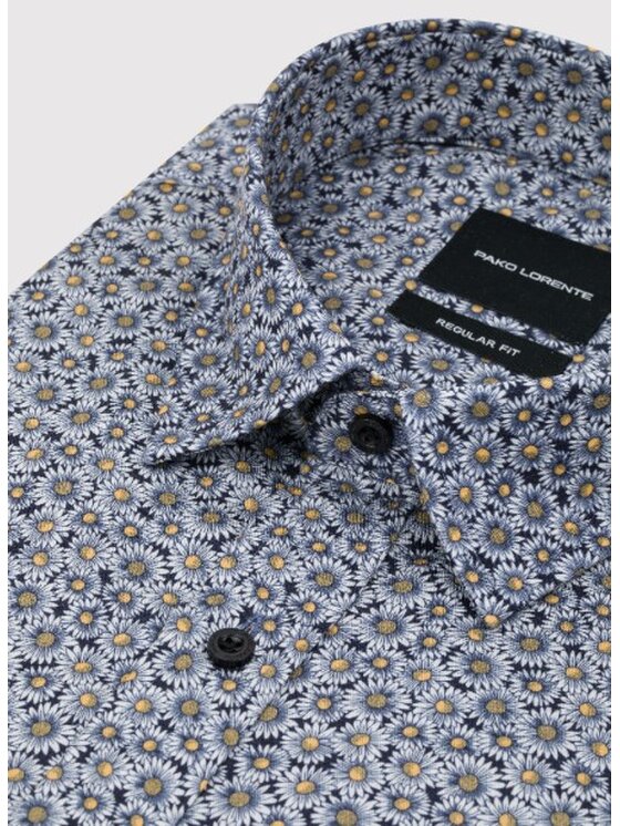 Pako Lorente Pako Lorente Koszula P25SF-1X-056 Granatowy Regular Fit