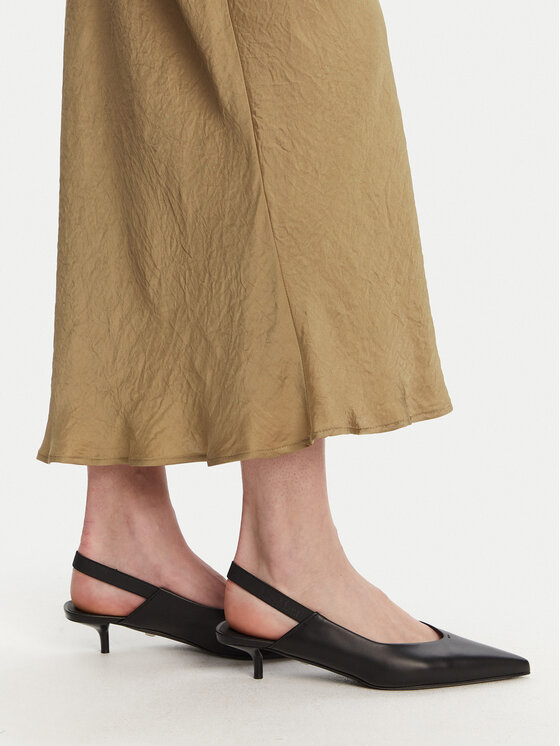 Marella Marella Midi szoknya No 2513101055 Bézs Regular Fit